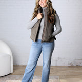 Anika High Rise Straight Leg with Cuffed Hem