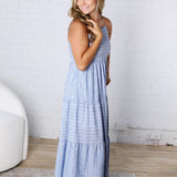 Arabelle Stripe Tiered Maxi Dress FINAL SALE