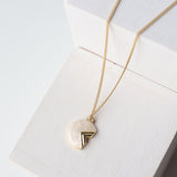 Athena Mother of Pearl Necklace - Gold - Baubles + Bobbies