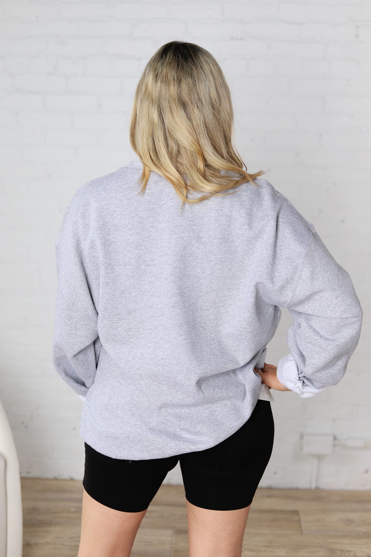 Brexley USA Graphic Sweatshirt - Heather Grey