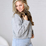 Bronwyn Button Up Cardigan - Heather Gray