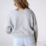 Bronwyn Button Up Cardigan - Heather Gray