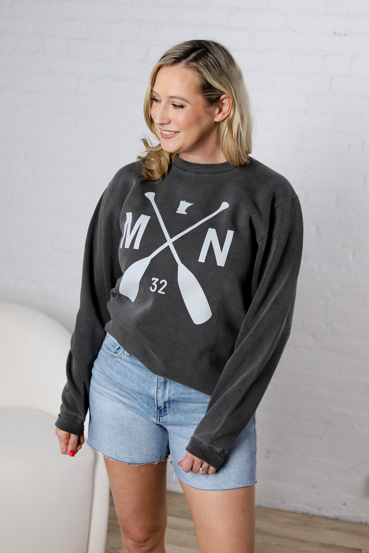 Crosstown Unisex Crewneck - Pigment Black