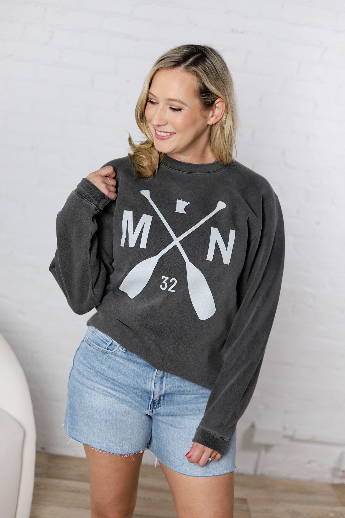 Crosstown Unisex Crewneck - Pigment Black