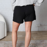 Davyn Modal Scuba Patch Pocket Shorts - Black