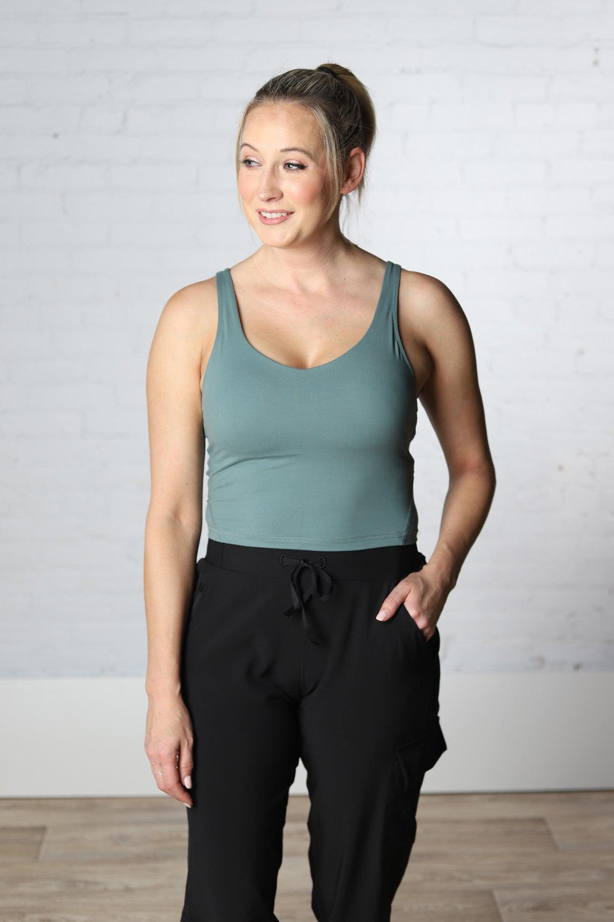 Dolly Butter Soft V-Neck Yoga Top - Tidewater Teal – Gallery 512