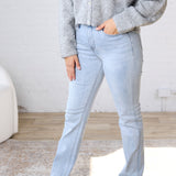 Elowen High Rise Straight Jeans