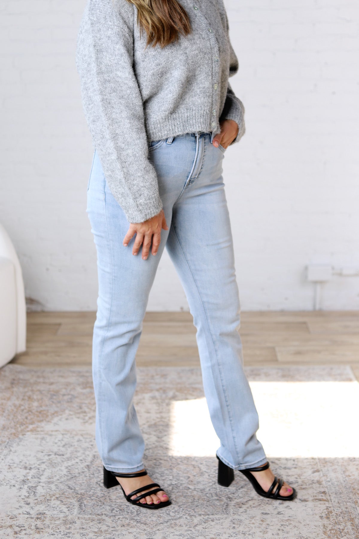 Elowen High Rise Straight Jeans