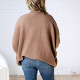 Callista Dolman Sleeve Open Cardigan - Mocha