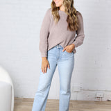 Juna Crop Straight Finished Hem Jeans - Risen Jeans