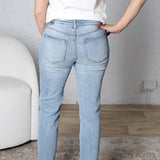 KUT Rachael Mom Jean Regular Hem Denim - Mature Wash