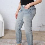 KUT Reese Ankle Straight Regular Hem Denim - Accomplish FINAL SALE