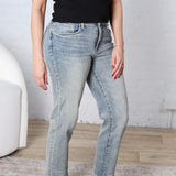 KUT Reese Ankle Straight Regular Hem Denim - Accomplish FINAL SALE
