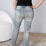 KUT Reese Ankle Straight Regular Hem Denim - Accomplish FINAL SALE