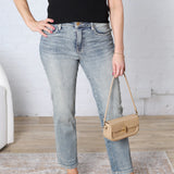 KUT Reese Ankle Straight Regular Hem Denim - Accomplish FINAL SALE