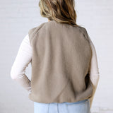 Kamryn Thermal Fleece Vest w/ Pockets - Olive