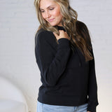 Laguna Pullover Hoodie - Black