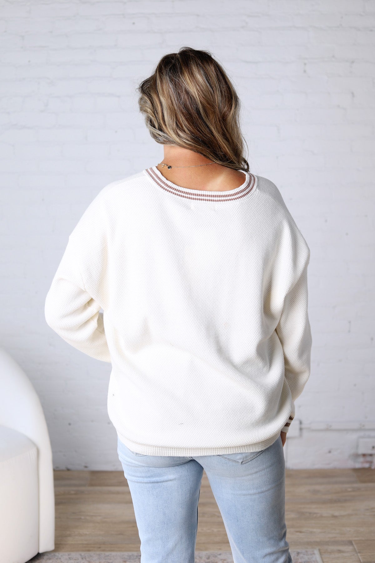 Mabel Deep V-Neck Pullover