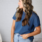 Mali Baby Tee Short Sleeve - Denim