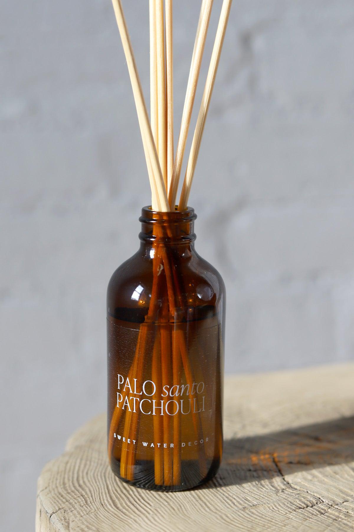 Palo Santo Pachouli Reed Diffuser - Amber Jar