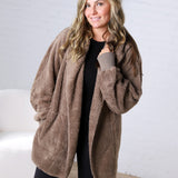 Raina Soft Faux Fur Jacket - Ash
