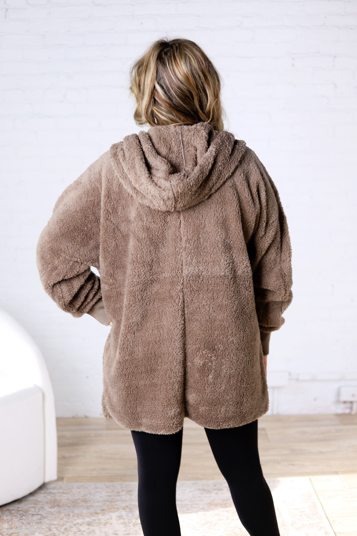 Raina Soft Faux Fur Jacket - Ash