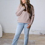 Rayna Funnel Neck Sweater - Mocha
