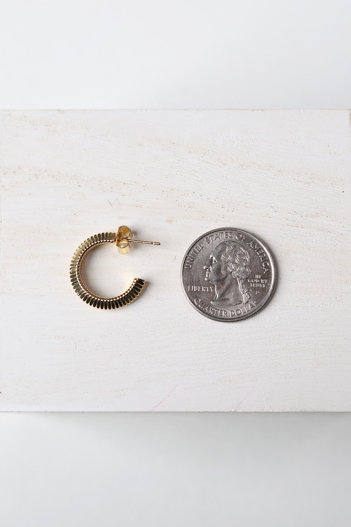 Sofia 14K Gold-Dipped Textured Earrings - Gold