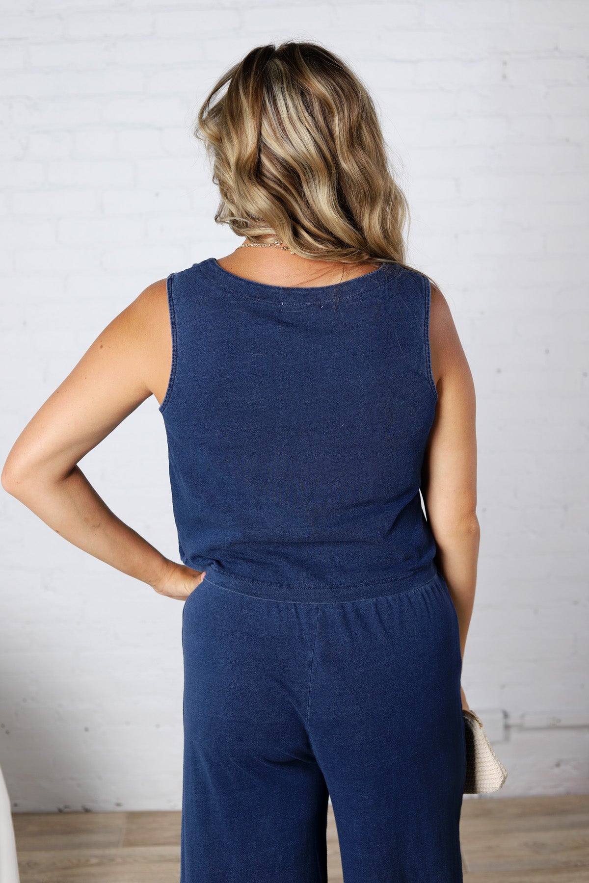 Solace Jersey Denim Top by Z Supply - Indigo