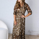 Soraya Waist Tie Maxi Dress