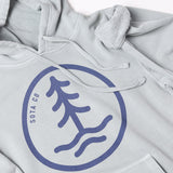 Unisex Port Hoodie - Sage/Denim