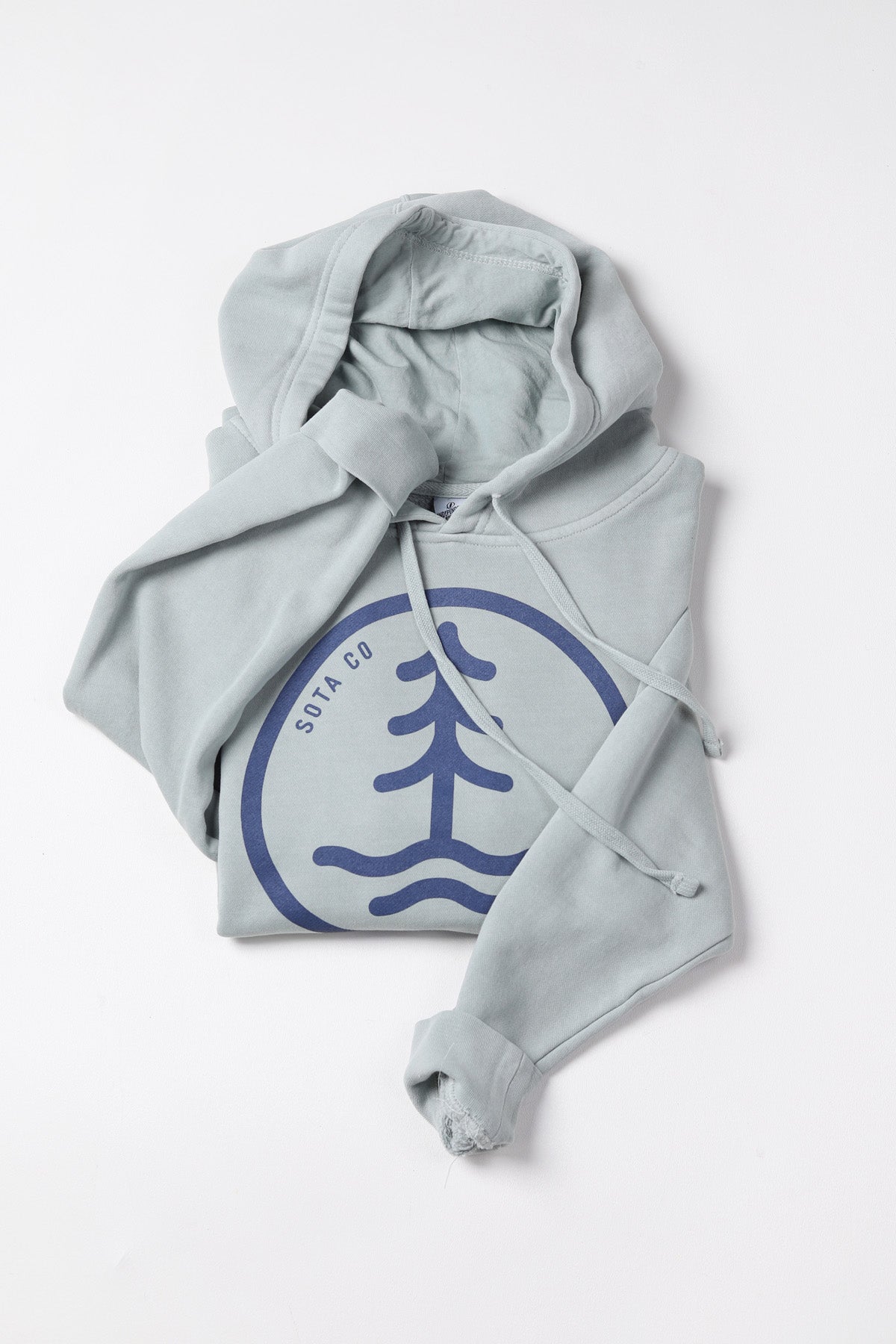 Unisex Port Hoodie - Sage/Denim