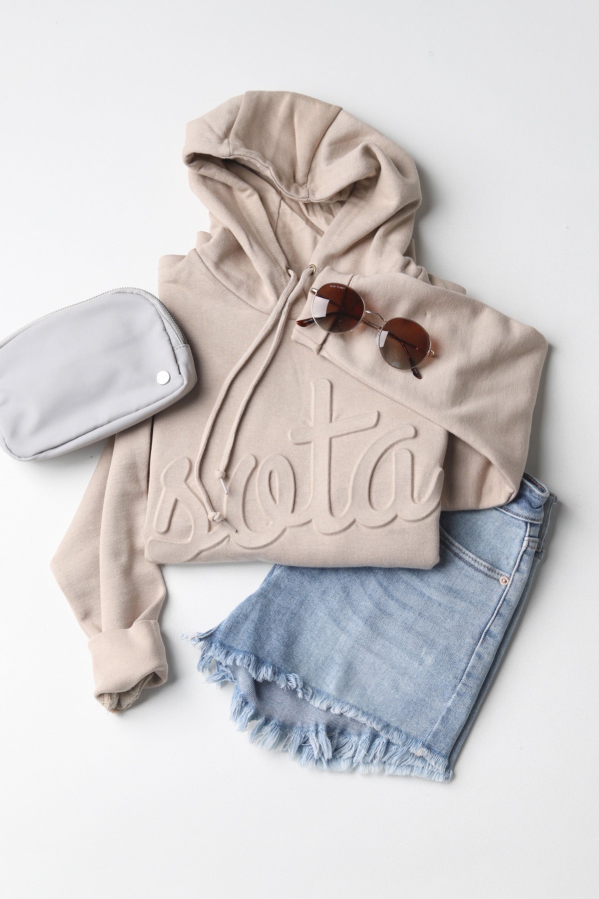 Unisex White Pine Hoodie - Khaki