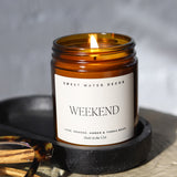 Weekend Soy Candle 9 oz. - Amber Jar