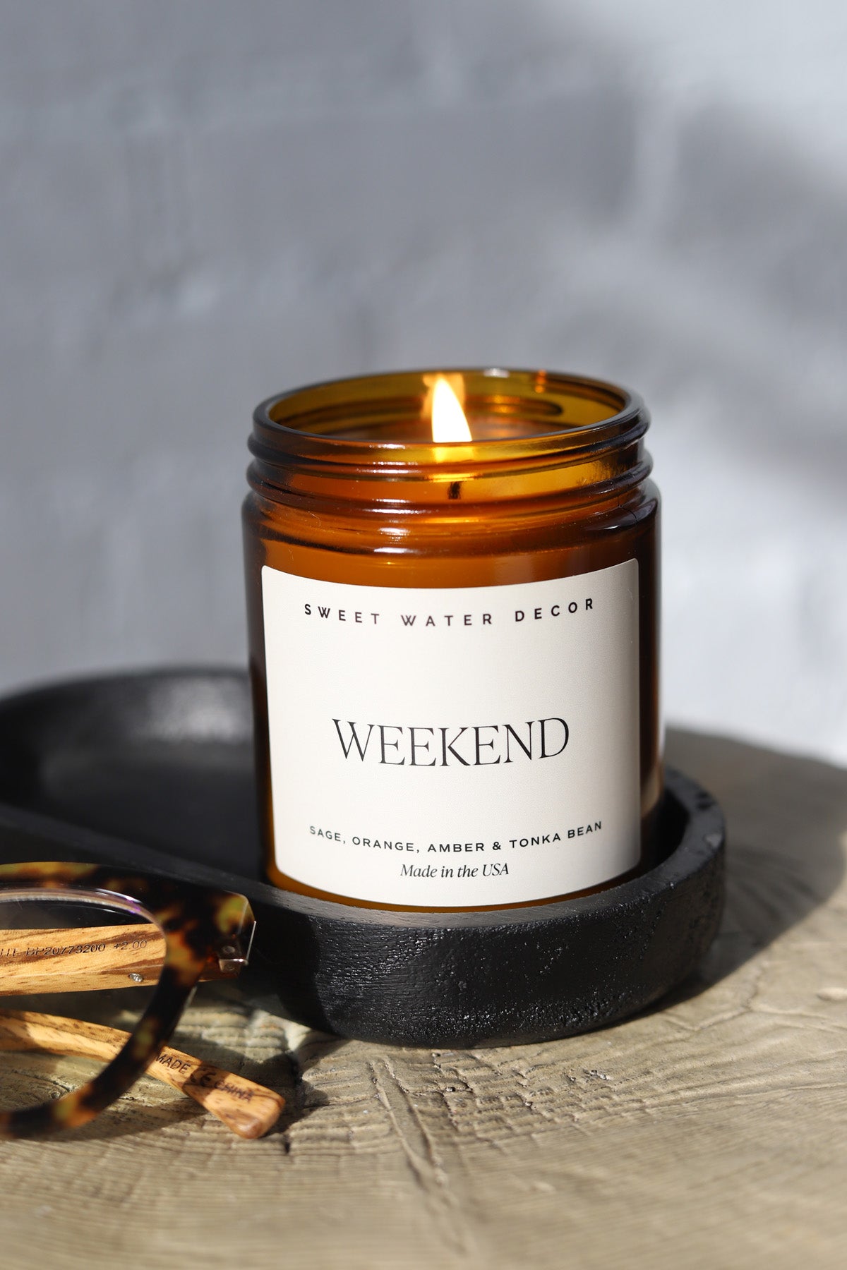 Weekend Soy Candle 9 oz. - Amber Jar
