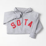 Women's Lila 1/2 Zip Sweatshirt - Grey