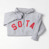 Women's Lila 1/2 Zip Sweatshirt - Grey