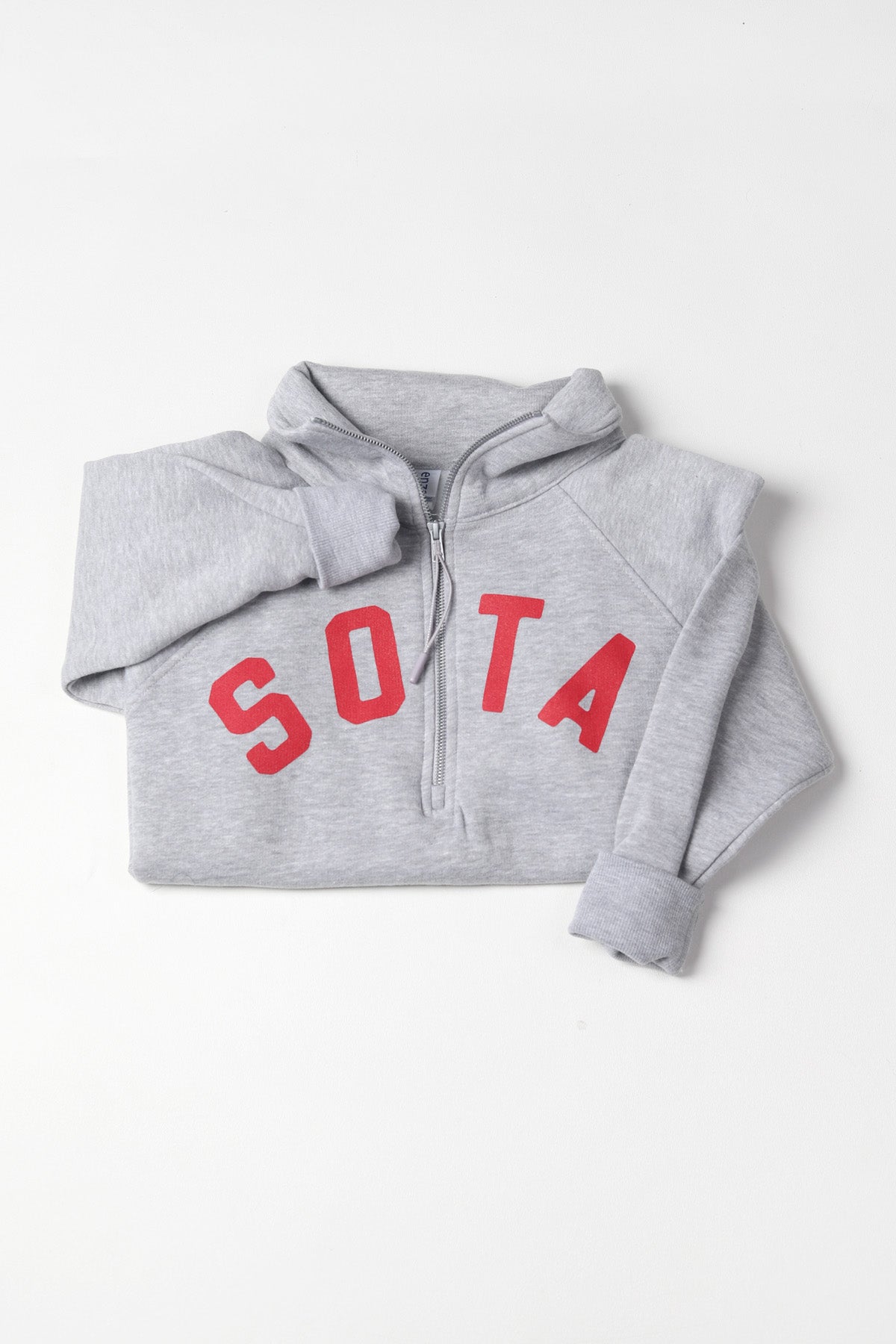 Women's Lila 1/2 Zip Sweatshirt - Grey