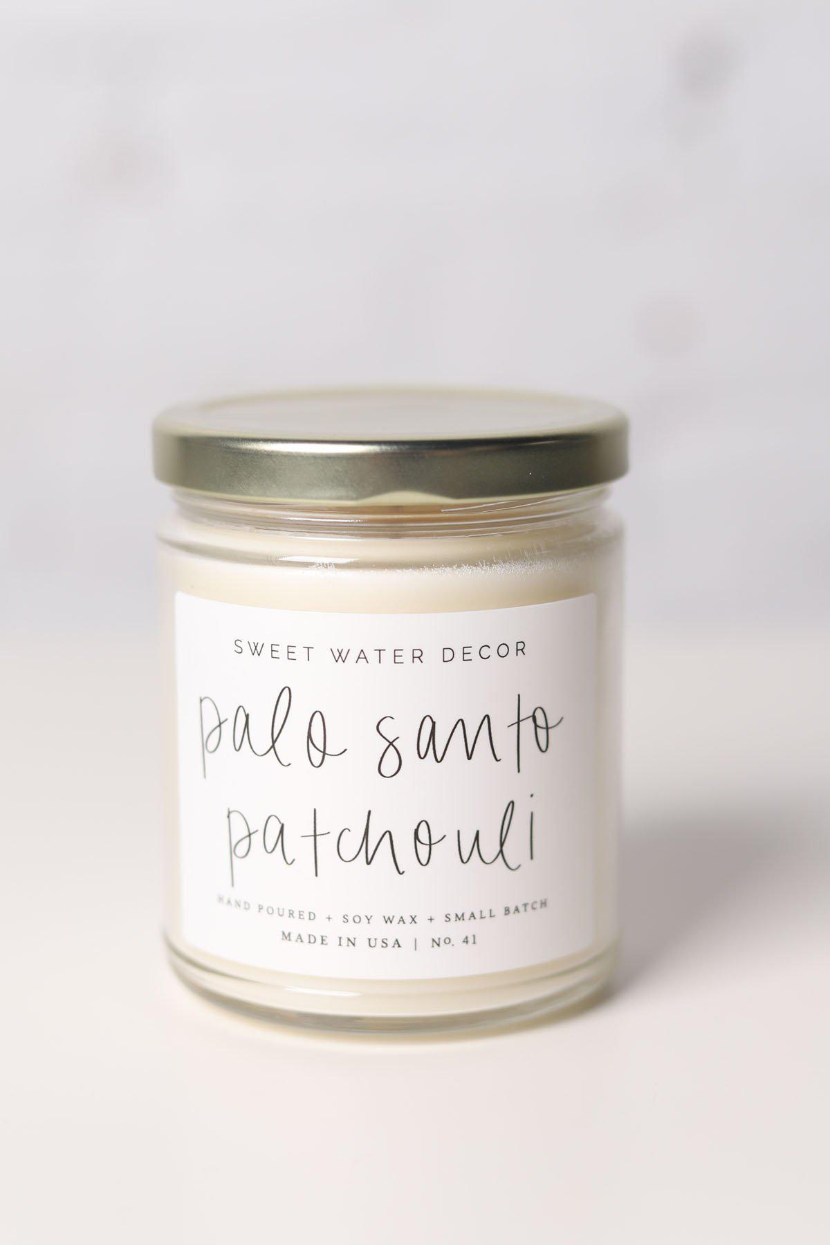 Palo Santo Patchouli Soy Candle