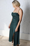 ASTR Gaia Dress - Hunter Green