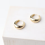 Ada 14K Gold-Dipped Chunky Hoop Earrings - Gold