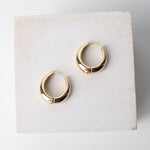 Ada 14K Gold-Dipped Chunky Hoop Earrings - Gold