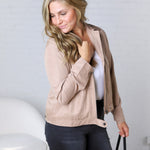 Adelin Suede Feel Jacket - Taupe