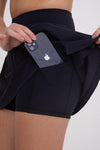 Adrienne Two Pleat Tennis Skort