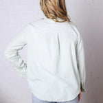 Alaine Stripe Button Down Top - Mint