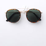 All Aboard Matte Tortoise/Green Polarized Lens Sunglasses