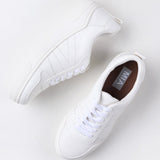 Alta Vegan Leather Shoe - White/White