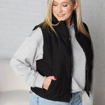 Amara Puffer Vest - Black