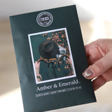 Amber & Emerald Sachet