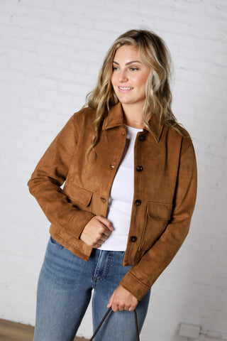 Ameline Faux Suede Jacket